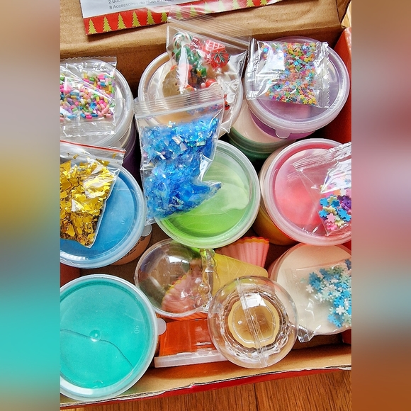 Fluffy Slime Kits for Girls Boys,with Cute Charms Soft Non-Sticky Butter slime - Picture 8 of 12